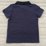 Burberry Camiseta Azul com Faixa 6 anos