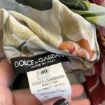 Dolce & Gabbana Camisa Cropped com Estampa Floral 40 It 38 br