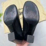 Burberry ankle boot com detalhe xadrez vintage 40 sola 38 br